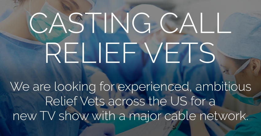 Casting Call - Relief Vets - USA Cable TV Show
